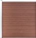 vidaXL Composiet Schutting 175x186 cm Bruin