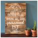 La Finesse Houten bord - Ich wurde gut erzogen