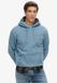 Superdry Essential Logo hoodie Heren Bluestone blue marl