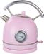 MOA SPORT Retro Waterkoker - Pastel Roze - Elektrisch - RVS - EK4TP