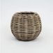 van der Leeden Drypot Tina Extra Dik Rotan Grijs d58h47cm