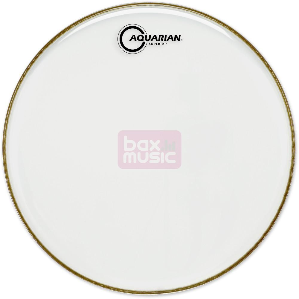 Aquarian Super-2 Clear 14 inch drumvel