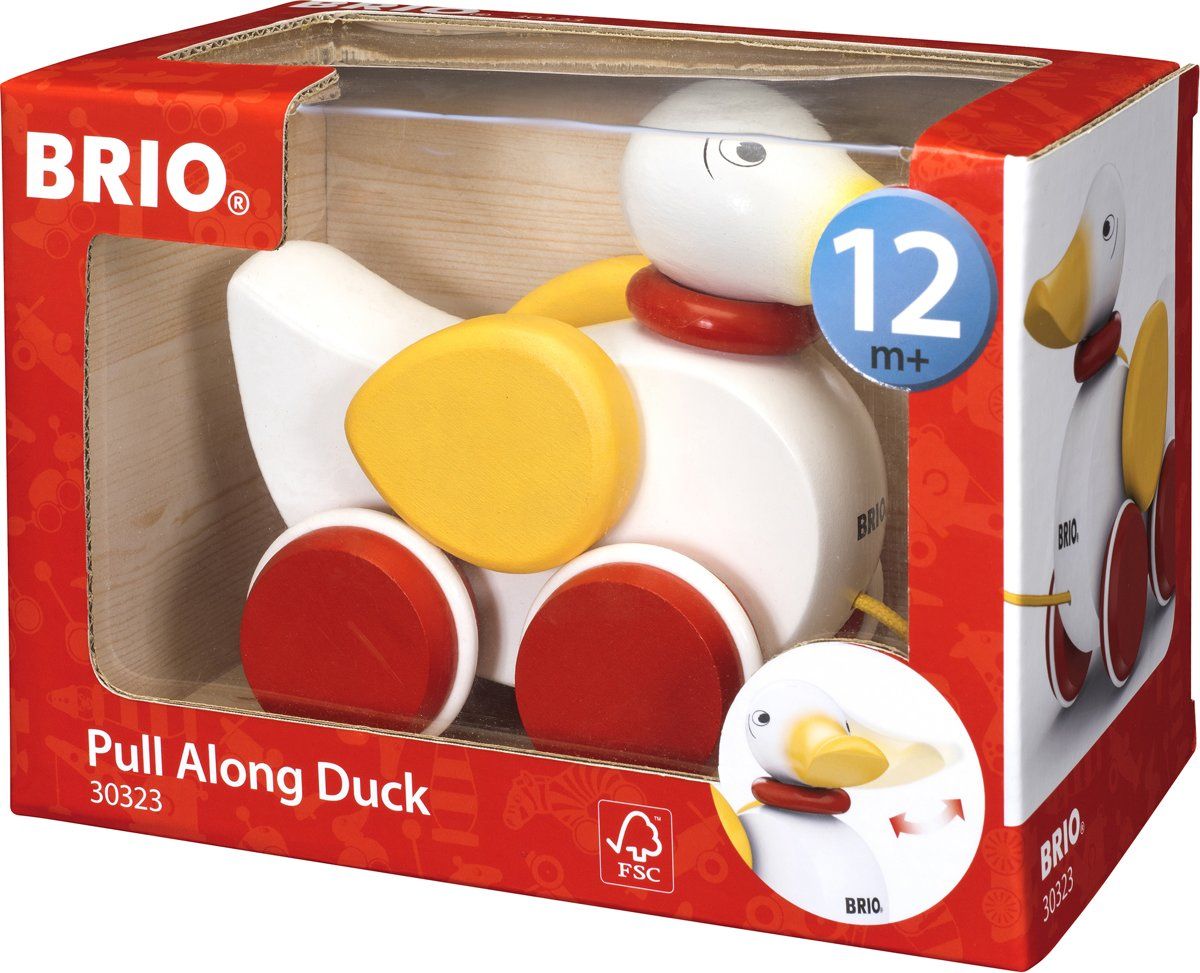 Brio Eend Om Te Trekken - Wit
