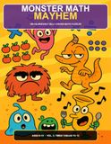 Monster Math Mayhem: 100 Hilariously Silly Cross Math Puzzles for Kids Ages 8-10 — Vol. 3: Times Tables to 12 (Advanced Multiplication & Division)
