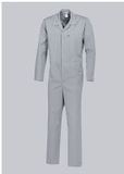 BP 1676-558 Standaard overall Mannen Katoen Hellgrau Effen Maat LS