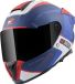 FC-Moto Hawk EVO-X Helm - Zwart Matt/rood/blauw/wit