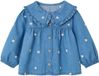Vertbaudet Denim babyblouse met borduursels