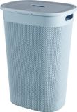 Curver Filo Wasmand met deksel 55L - Blauw/Grijs