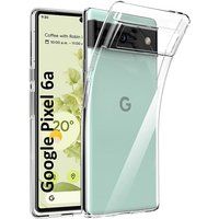 Phonillico® Google Pixel 6a Hoesje - Siliconen Gel TPU Transparant Zacht Bescherming Ultradun