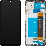 MP Samsung Display met Touchscreen MP compatibel met Samsung Galaxy A23 A235, met Frame, Zwart