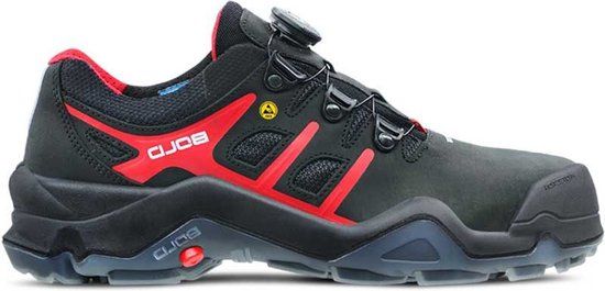 HKS Schoen Targa 4 BVTP Boa Laag S3 ESD - Zwart/Rood - 47