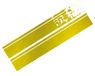 FOLIATEC Cardesign Sticker Stripes goud chroom mat
