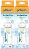 Dr. Browns Options+ Brede Halsfles Transparant 2 x 270 ml Voordeelverpakking