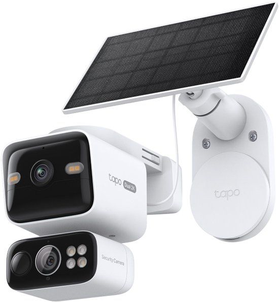 TP-Link TAPO C645D KIT Beveiligingscamera buiten met zonnepaneel- Dual lens- 2K -IP65
