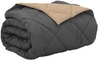 vidaXL Zomerdekbed 220 x 240 cm Antraciet/Taupe
