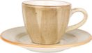 Bonna Aura Terrain - Tasse à expresso & soucoupe - 80 cc - Porcelaine - set de 6