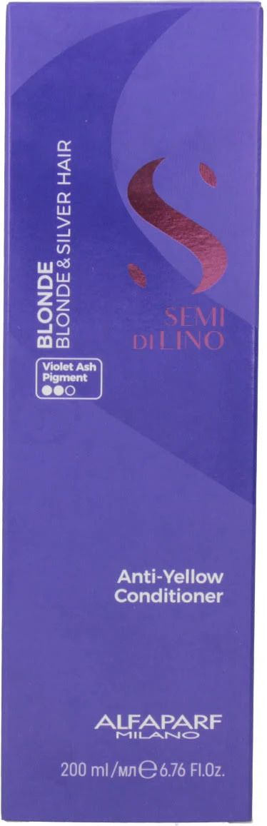 Alfaparf Milano Semi Di Lino Blonde Anti-Yellow Conditioner 200 ml