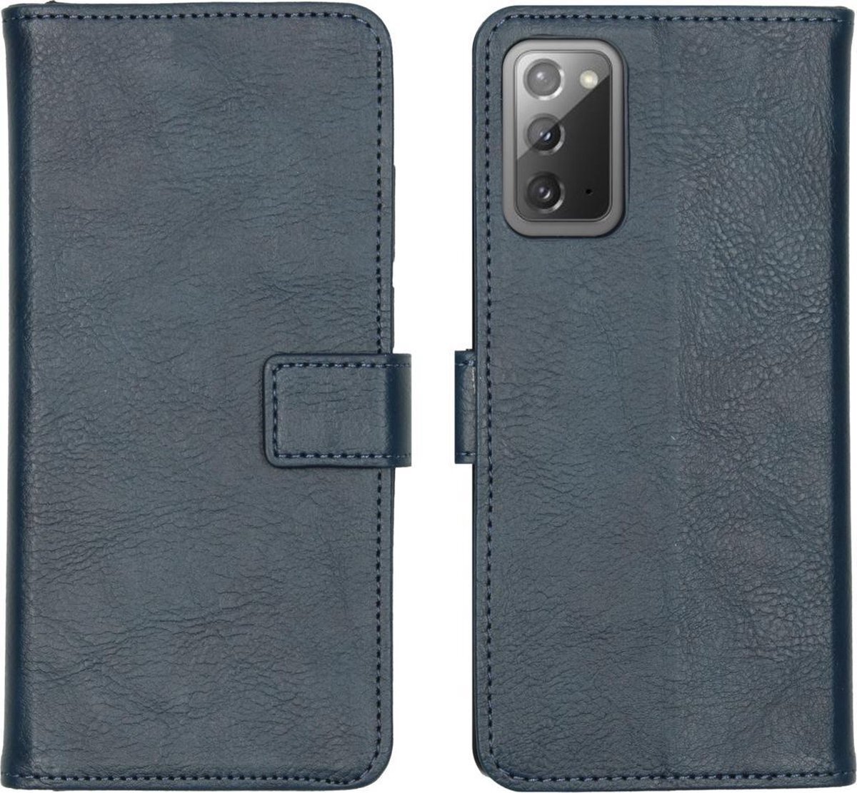 imoshion Luxe Booktype Samsung Galaxy Note 20 hoesje - Donkerblauw