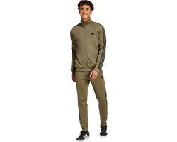 adidas Sportswear Basic 3-Stripes Tricot Trainingspak - Heren - Groen - XL