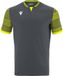 Macron Tureis Chemise Manches Courtes Enfants - Antraciet / Fluogeel | Taille: 9-10 Y