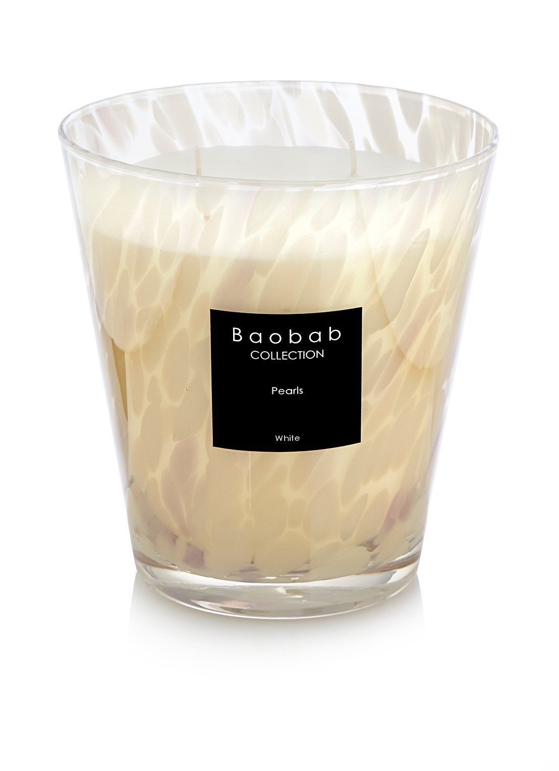 Baobab Collection White Pearls geurkaars