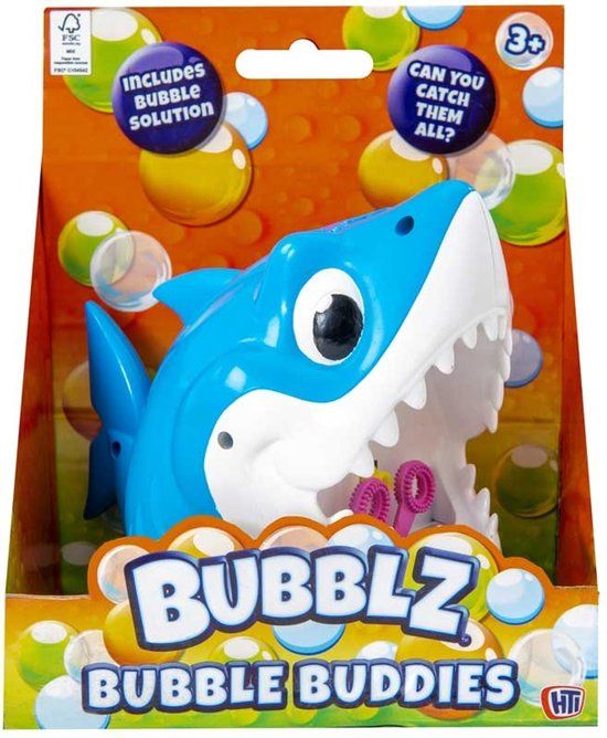 Merkloos BUBBLZ BUBBLE BUDDIES - SHARK. Educatief spel, Nederlands, 1 stuk, Karton, Multicolor, 2-4 spelers, 3-99 jaar