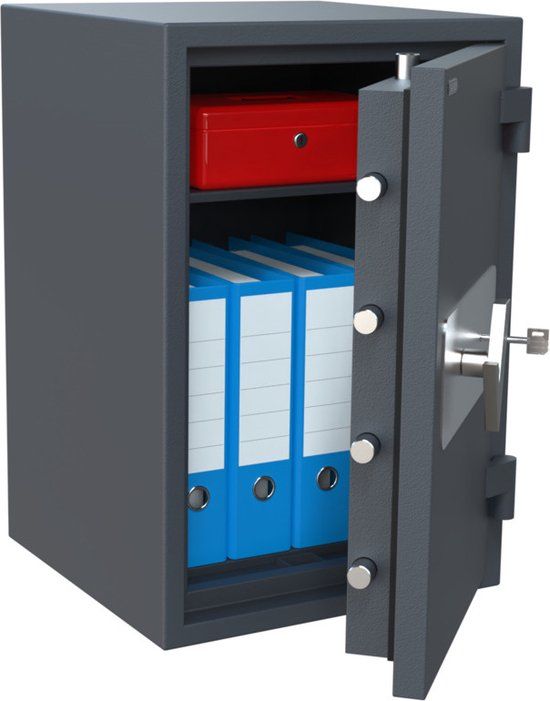 Salvus Ravenna 6 - Inbraakwerende Kluis - 63 liter - Antraciet / Grafietgrijs