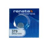 Renata 379 - SR521SW - SR63 - zilveroxide knoopcel batterij - 2 stuks - Swiss Made