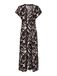 ONLY - ONLNOVA LIFE VIS MOLLIE LONG DRESS WVN - Zwart - S