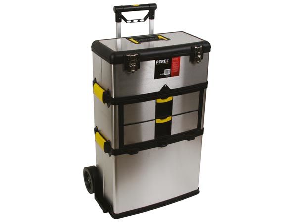 Perel OTBA4 Gereedschapskist - Zwart, Geel - 830x570x354mm