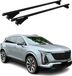 Tiger Barres de toit transversales compatibles avec Cadillac XT5 Mk1 2020-2025 FL Aluminium Noir 2 Pcs