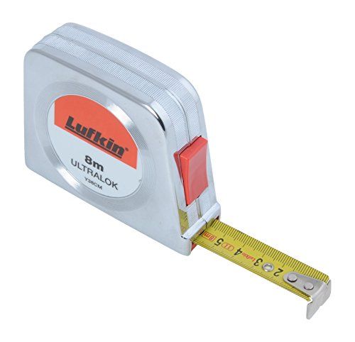 Crescent Lufkin Y38CM Ultralok meetlint - 8m/19mm - Verchroomde kunststof behuizing