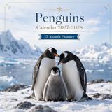 Penguins 2027–2028 15-Month Planner Calendar