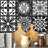 Azulejos wandtegels cementtegels 15 x 15 cm 9 stuks