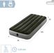 Ibenzoa® Lit de couchage gonflable confortable avec pompe à pédale intégrée pour usage intérieur et extérieur