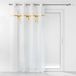 DOUCEUR D'INTERIEUR Gordijn STELLY 140 x 240 cm wit