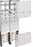 HAGER Complete installatieplaat universZ ZK3EN24, 1050mm, 4 voudig, 2 velden, type BKE-I