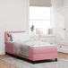 Prolenta Maison Exclusive - Lit boxspring avec matelas et tête de lit Rosa 80 x 200 cm, velours