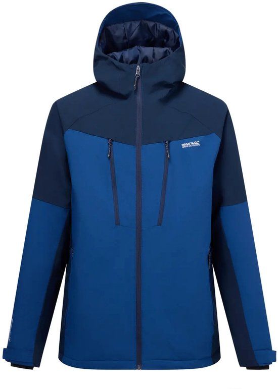 Regatta Highton Stretch Waterdichte Jas Mannen L Aviator Blue/Navy Polyester