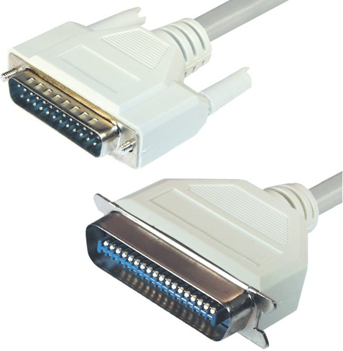 transmedia Parallelle printerkabel 25p SUB-D - 36p Centronics - EPP High Speed - 10 meter
