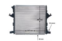 MAHLE CR 81 000S Radiateur du moteur Grille de radiateur soudée