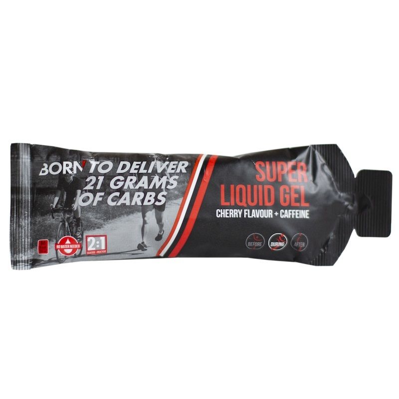 Born Super Liquid Gel - Cherry Caffeine - 12 stuks