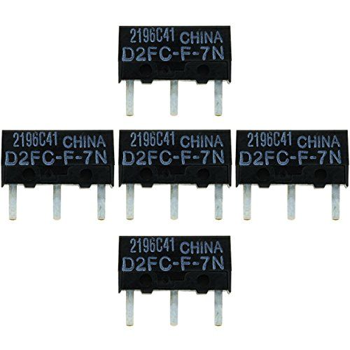 IT-Services Irro 5X D2FC-F-7N microschakelaar reparatieset / repair kit geschikt voor muizen van Logitech, Razer, Roccat, SteelSeries en meer
