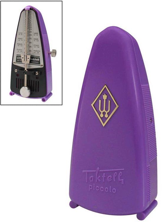 Wittner 830371 Taktell Piccolo metronoom lila violet