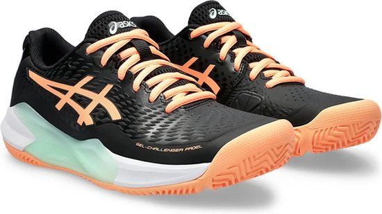 Asics Gel-Challenger 14 Sportschoenen Vrouwen - Zwart/Oranje - Maat 38