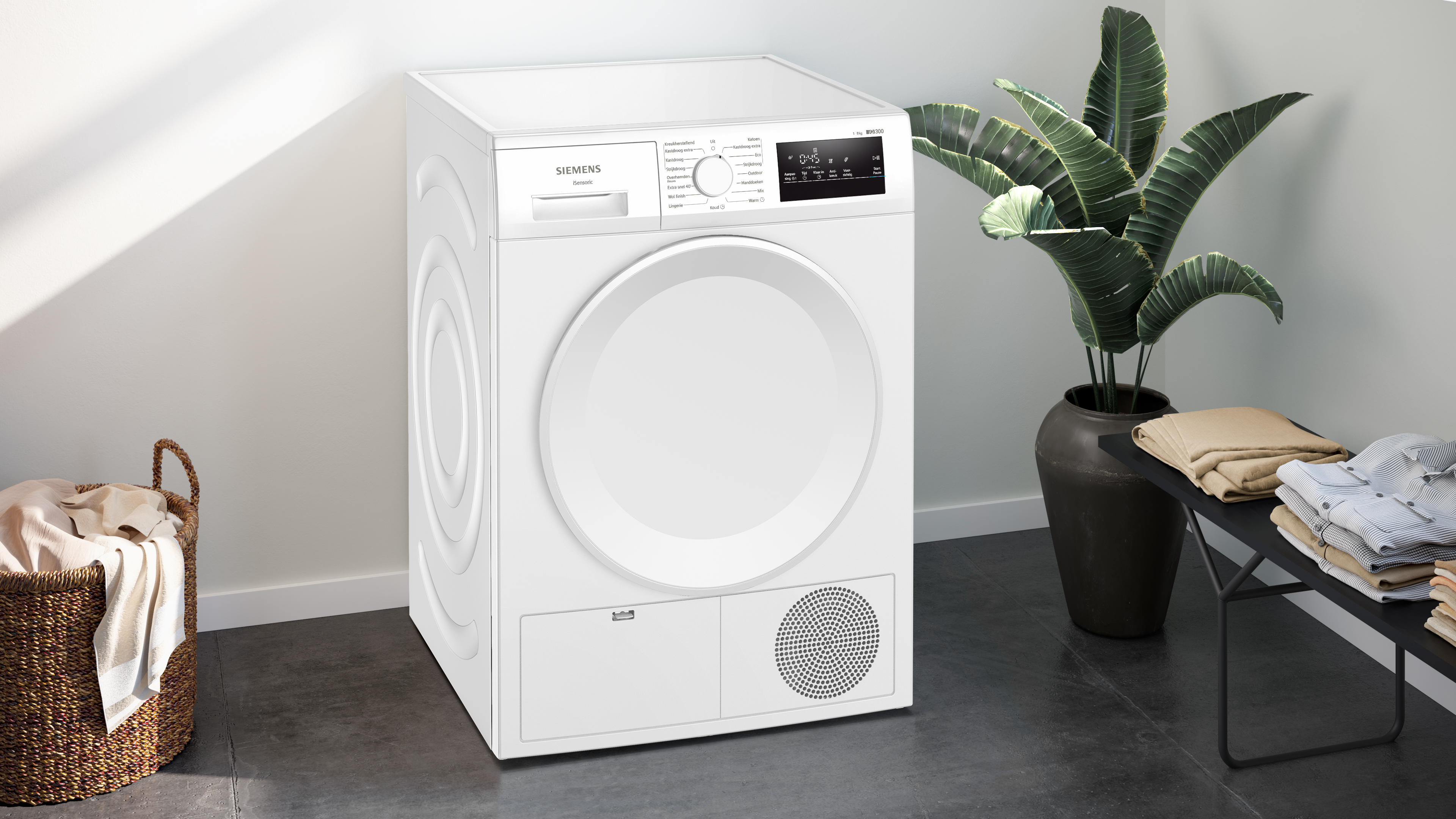 Siemens WT43H00SNL iQ300 Warmtepompdroger - 8 kg - A++