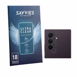 Savvies Screenprotector voor Samsung Galaxy Z Fold 8 Ultra (ALLEEN Camera Lens) - 18 Stuks Transparant