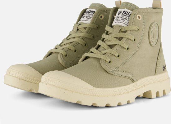 Palladium PAMPA HI ZIP ORGANIC Sneakers Dames groen maat 38
