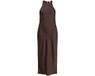 VILA VIRAVENNA S/L ANKLE DRESS - NOOS/DC - Dames - Maxi jurken - Coffee Bean - Maat 44