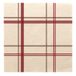 Ecolabel Servetten, 2-laags, 1/4 "Tartan", 18 g/m², 40 x 40 cm, gerecycled, 100 stuks
